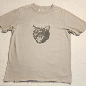 Dutch Bros men's XL 'Always Stoked' grey screaming cat tee